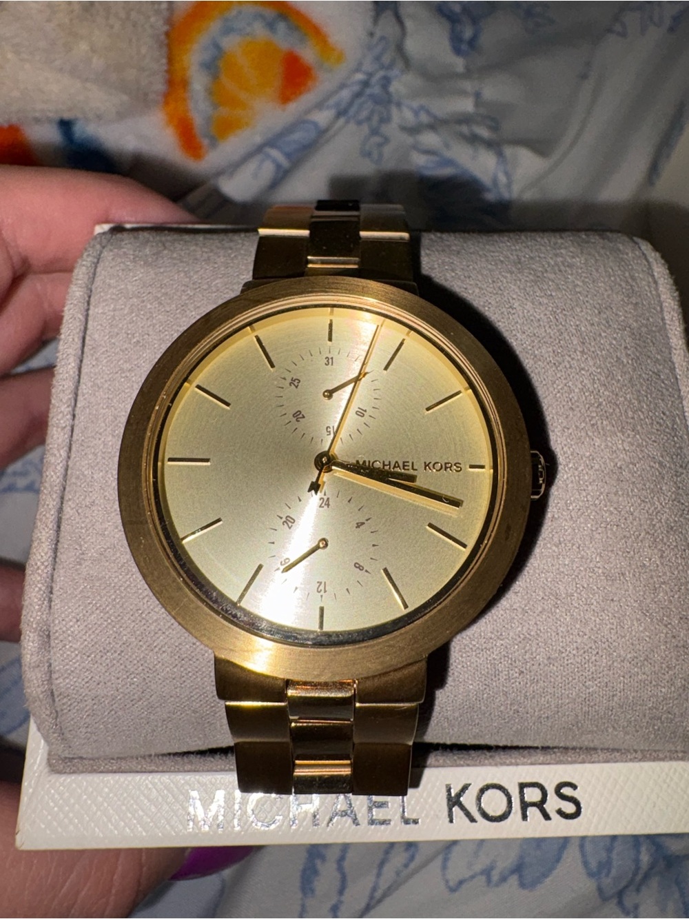Michael Kors Gold Stainless Steel Bracelet Watch